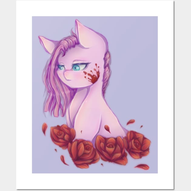 Blood rose(pony) Wall Art by SaltY